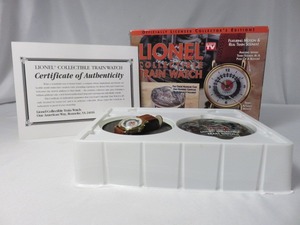 lot 20 image: Lionel Train Collectible Watch in b...