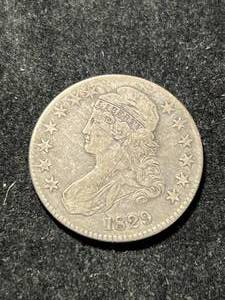 1829 US BUST HALF DOLLAR