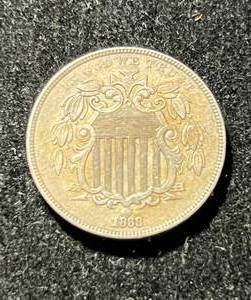 1868 US SHIELD NICKEL