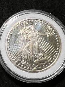 1 TROY OZ .999 FINE SILVER LIBERTY ROUND IN AIRTITE