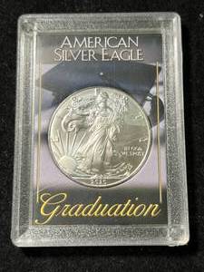 2020 AMERICAN SILVER EAGLE 1 TROY OZ .999 FINE SILVER IN CASE