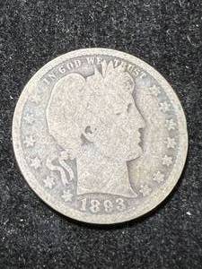 1893-O US BARBER QUARTER