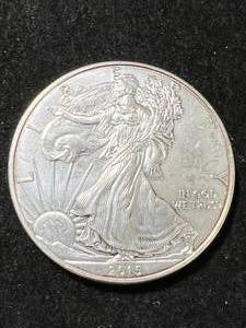 2015 AMERICAN SILVER EAGLE 1 TROY OZ .999 FINE SILVER