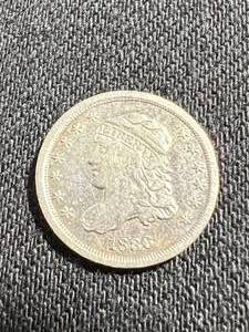 1836 US BUST HALF DIME XF40