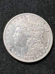 1883-S US MORGAN SILVER DOLLAR AU