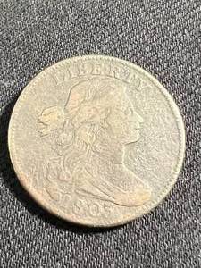 1803 US DRAPED BUST LARGE CENT F15