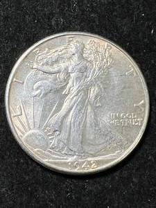 1942 US WALKING LIBERTY HALF DOLLAR MS64