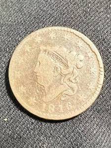 1816 US CORONET HEAD LARGE CENT