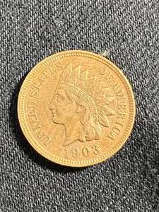 1903 US INDIAN HEAD CENT BU