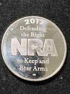1 TROY OZ .999 FINE SILVER NRA ROUND