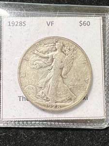 1928-S US WALKING LIBERTY HALF DOLLAR