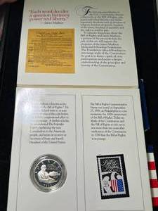 1993 US BILL OF RIGHTS SILVER DOLLAR