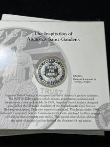 1996 NATIONAL COMMUNITY SERVICE SILVER DOLLAR