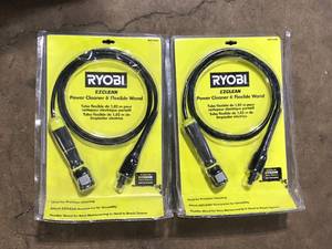 Lot of RYOBI EZClean Power Cleaner 6 ft. Flexible Wand  Customer Returns See Pictures