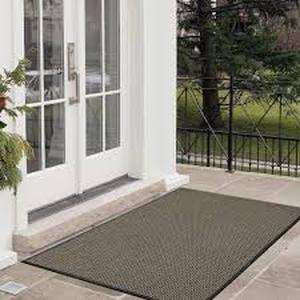TrafficMaster Le Mans Dark Grey 26 in. W x Your Choice Length IndoorOutdoor Roll Runner Customer Returns See Pictures