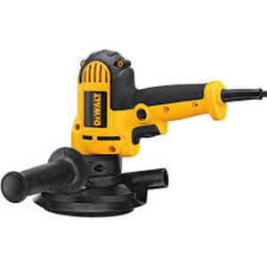 DEWALT 6 Amp Corded Variable Speed Disk Sander with 5 in., 8 Hole Hook and Loop Pad, Dust Shroud and Wrench Customer Returns See Pictures