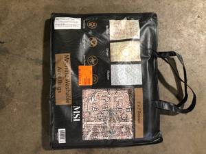 MSI Machine Washable Area Rug   Customer Returns See Pictures