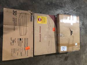 Lot of Assorted Range Hoods Various Models and Conditions   Customer Returns See Pictures