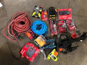 Lot of Assorted Hand Tools and Hardware Various Models and Conditions Customer Returns See Pictures