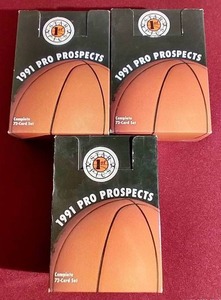 lot 9 image: (3) Unopened 1991 Pro Prospects Basketball Card Sets