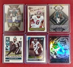 lot 12 image: (6) DeVonta Smith Rookie Cards