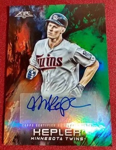 lot 32 image: 2018 Topps Fire Max Kepler Autograph Card - #d75