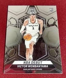 lot 38 image: 2023-24 Mosaic Victor Wembanyama Rookie Card