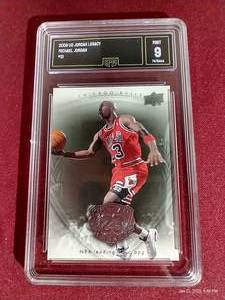 lot 49 image: 2009 Upper Deck Michael Jordan Card - GMA 9