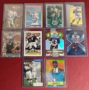 lot 59 image: (10) Vintage Quarterback Cards - Stars, Rookies, Etc