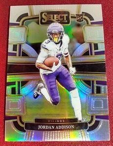 lot 63 image: 2023 Select Jordan Addison Prizm Rookie Card