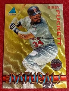 lot 74 image: Awesome 1994 Pinnacle The Naturals Kirby Puckett Card
