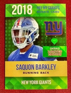 lot 79 image: 2018 Rookie Phenoms Saquon Barkley Rookie Card