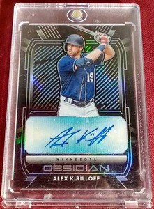 lot 92 image: 2021 Obsidian Alex Kirilloff Card