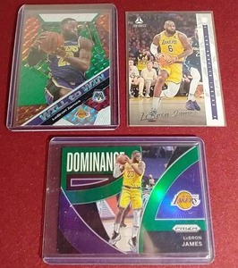 lot 94 image: (3) LeBron James Cards - (2) Prizms