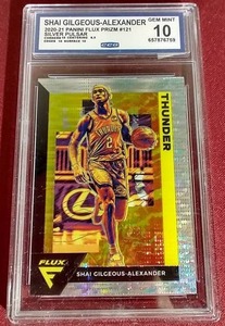 lot 101 image: 2020-21 Flux Silver Pulsar Shai Gilgeous-Alexander - CCG 10