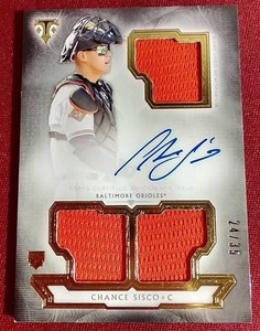 lot 118 image: 2018 Topps Chance Sisco RPA - #d35
