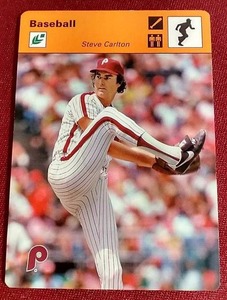 lot 136 image: 2005 Leaf Sportscasters Steve Carlton - #d25