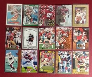 lot 141 image: (15) Jerry Rice Cards