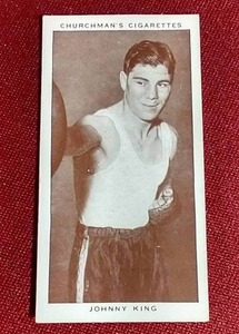 lot 161 image: 1938 Churchmans Boxing Personalities Johnny King