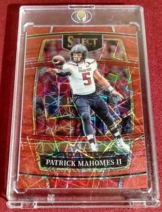 lot 166 image: 2022 Select Patrick Mahomes Red Lazer Card