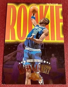 lot 170 image: 1995-96 SkyBox Premium Kevin Garnett Rookie Card