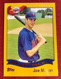 lot 177 image: 2002 Topps Joe Mauer Rookie Card