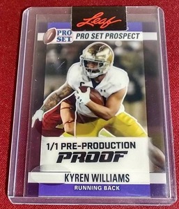 lot 193 image: 2022 Pro Set Prospects Kyren Williams - 11