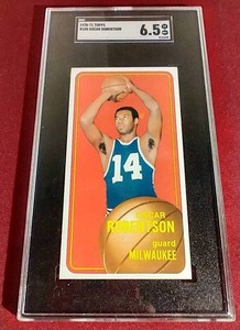 lot 216 image: 1970-71 Topps Oscar Robertson Tall Boy - SGC 6.5
