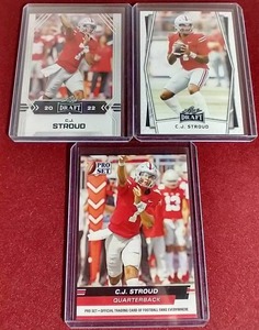 lot 228 image: (3) C.J. Stroud Rookie Cards