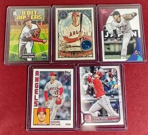 lot 233 image: (5) Shohei Ohtani Cards