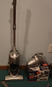 lot 99 image: VacuumShark Stick, Shark Handheld Turbo Hand-Vac