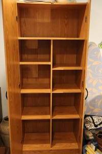 lot 27 image: Storage Cabinet Adjustable Shelving Pressed Veneer