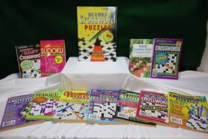 lot 61 image: Challenging Books of Sudoku and Crossword Puzzles