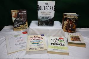 lot 62 image: BooksNAET Guide Books, George Washingtons Secret Six, Orphan Train West, The OutpostEtc